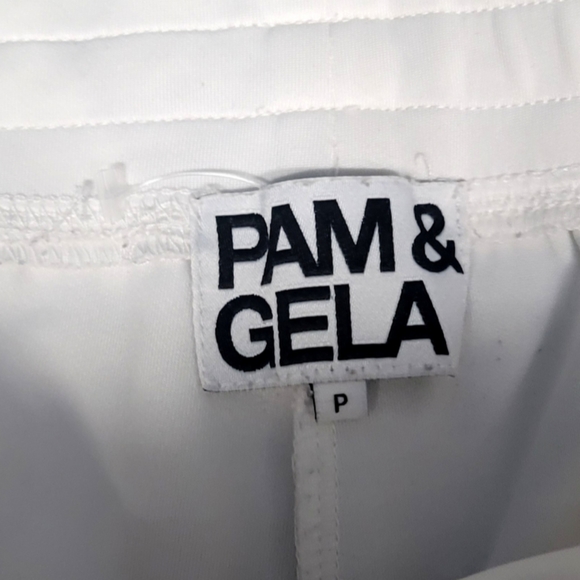 PAM & GELA | Track Pants with 2 Leopard Stripes | Petite One Size Fits All - Picture 4 of 4